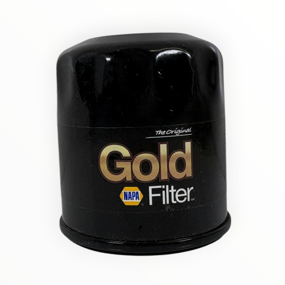 NAPA Gold Oil Filter Automotive OS Black Like New Spin-On Engine Filter